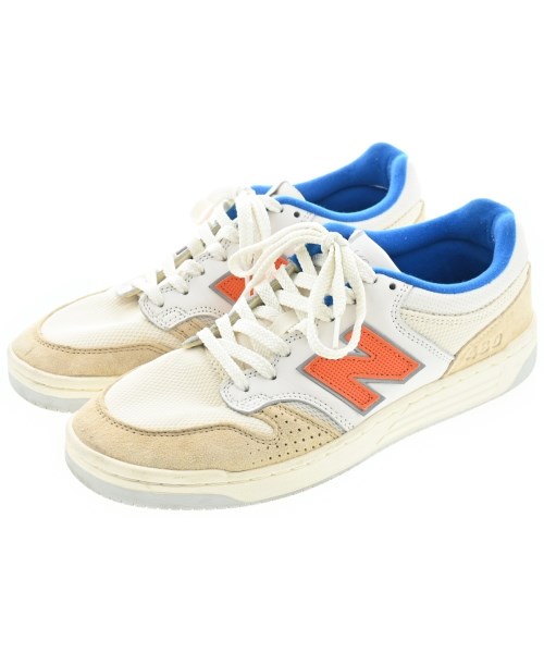 KITH キス スニーカー メンズ 27cm 白xオレンジxベージュ 【中古】【古着】