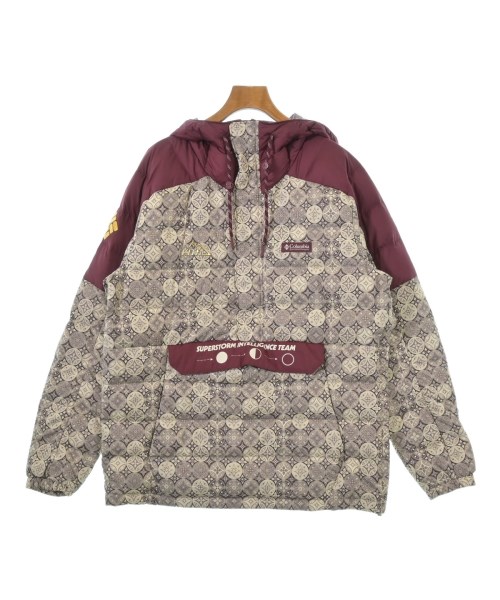 KITH キス ダウンジャケット/ダウンベスト メンズ L 赤紫xベージュ等(総柄) 【中古】【古着】 26,950円