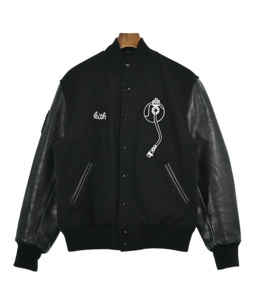 品質第一】KITH キス スタジャン メンズ M 黒 【中古】【古着】コート