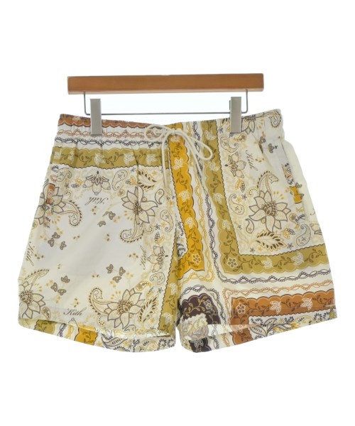 KITH キス ショートパンツ メンズ L 白xベージュx茶等(総柄) 【中古】【古着】 14,630円