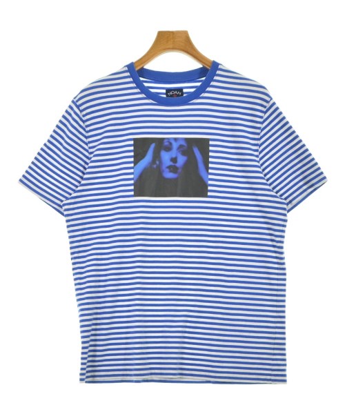 Noah ノア Tシャツ・カットソー メンズ M 青x白(ボーダー) 【中古】【古着】