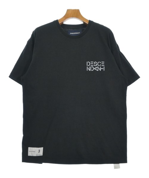 DESCENDANT ディセンダント Tシャツ・カットソー メンズ 3(L位) 黒 【中古】【古着】