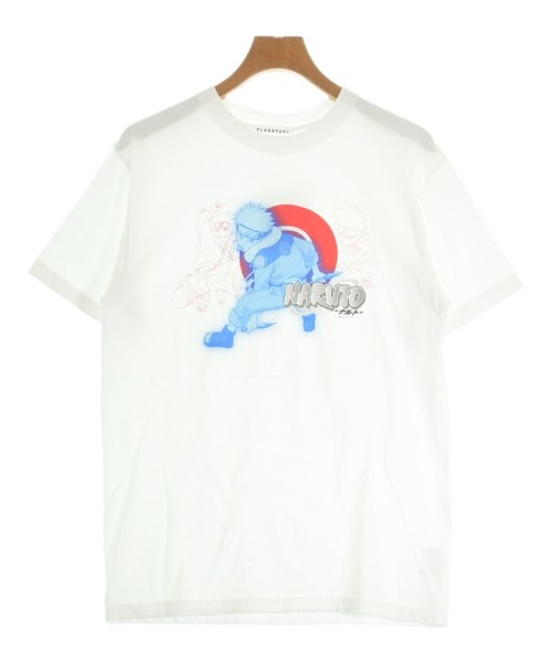FLAGSTUFF フラグスタフ Tシャツ・カットソー メンズ M 白 【中古】【古着】