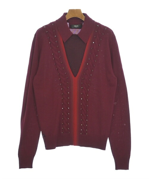 AMIRI アミリニット・セーター メンズ L エンジ【中古】【古着】|RAGTAG(ブランド古着のラグタグ)