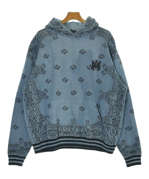AMIRI アミリパーカー メンズ L 青系x黒xグレー(総柄)【中古】【古着】|RAGTAG(ブランド古着のラグタグ)