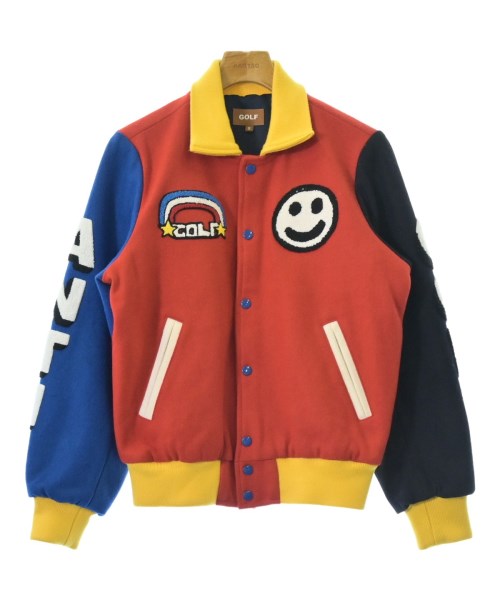 GOLF WANG ゴルフワン カバーオール メンズ S 赤x青x黒等 【中古】【古着】