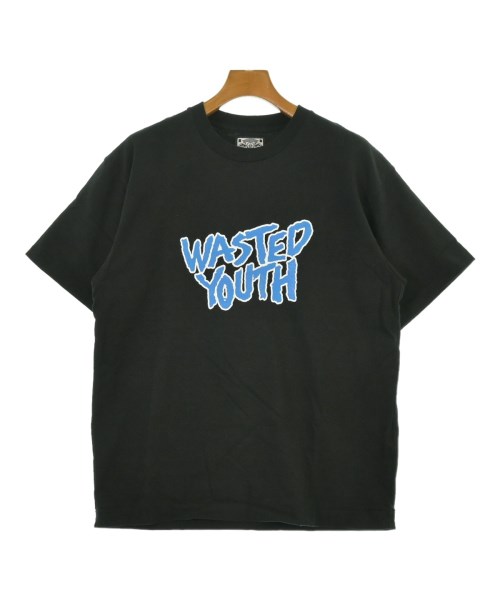 WASTED YOUTH ウェイステッドユース Tシャツ・カットソー メンズ L 黒 【中古】【古着】