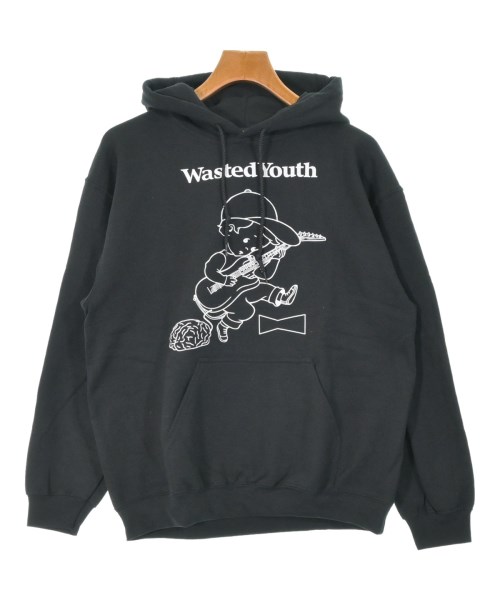 WASTED YOUTH ウェイステッドユースパーカー メンズ M 黒【中古】【古着】