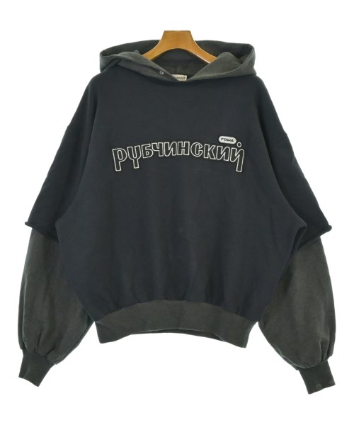 GOSHA RUBCHINSKIY ゴーシャラブチンスキーパーカー メンズ S 紺x薄墨色【中古】【古着】