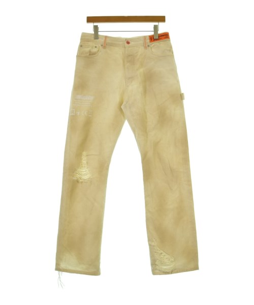 HERON PRESTON ヘロンプレストン デニムパンツ メンズ 30(M位) アイボリー 【中古】【古着】