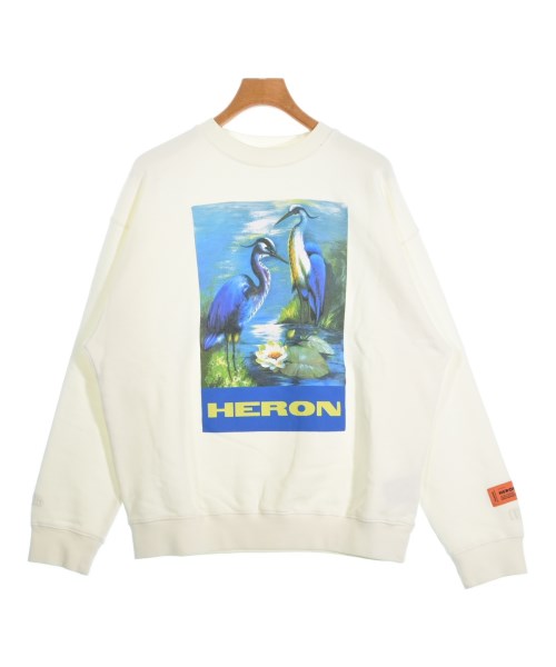 HERON PRESTON ヘロンプレストン スウェット メンズ S アイボリー系 【中古】【古着】