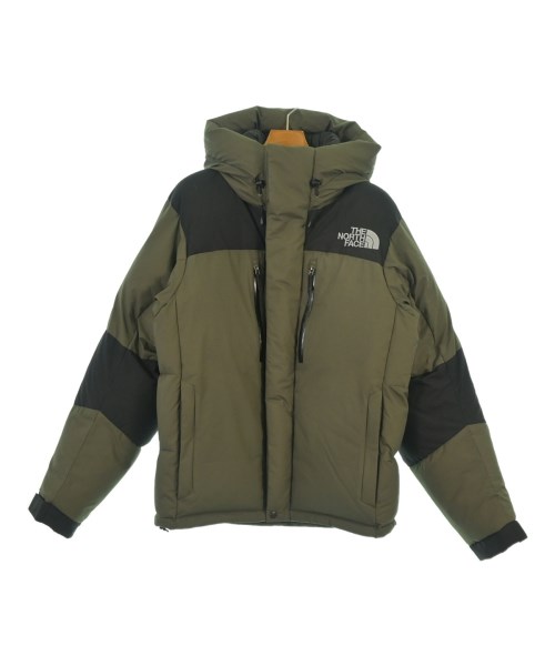THE NORTH FACE ザノースフェイス ダウンジャケット/ダウンベスト メンズ XL カーキx黒 【中古】【古着】