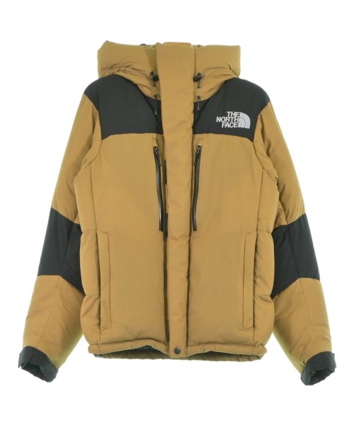 THE NORTH FACE ザノースフェイス ダウンジャケット/ダウンベスト メンズ M ベージュx黒 【中古】【古着】