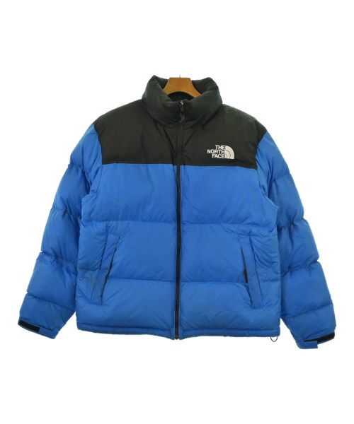 THE NORTH FACE ザノースフェイス ダウンジャケット/ダウンベスト メンズ XL 青x黒 【中古】【古着】