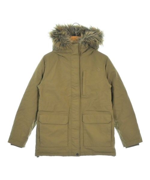 THE NORTH FACE ザノースフェイス ダウンジャケット/ダウンベスト レディース L カーキ 【中古】【古着】