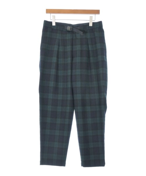 THE NORTH FACE ザノースフェイス パンツ（その他） レディース L 緑x黒(チェック) 【中古】【古着】