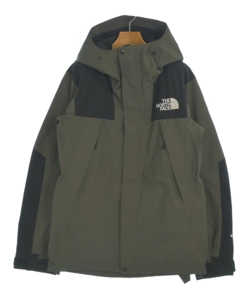 THE NORTH FACE ザノースフェイスブルゾン メンズ M カーキx黒【中古】【古着】