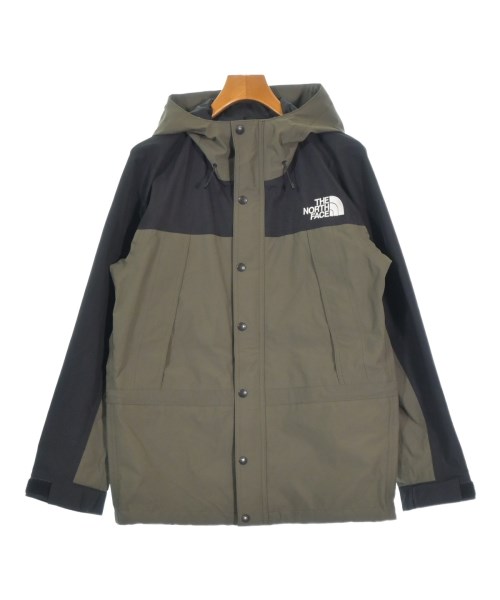 THE NORTH FACE ザノースフェイス マウンテンパーカー メンズ M カーキx黒 【中古】【古着】