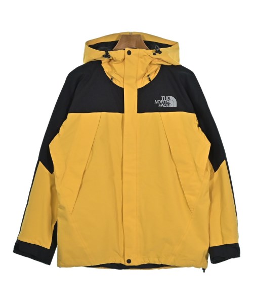 THE NORTH FACE ザノースフェイスマウンテンパーカー メンズ M 黄x黒【中古】【古着】