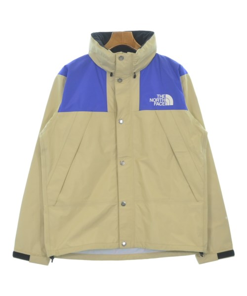 THE NORTH FACE ザノースフェイスマウンテンパーカー メンズ M ベージュx青【中古】【古着】