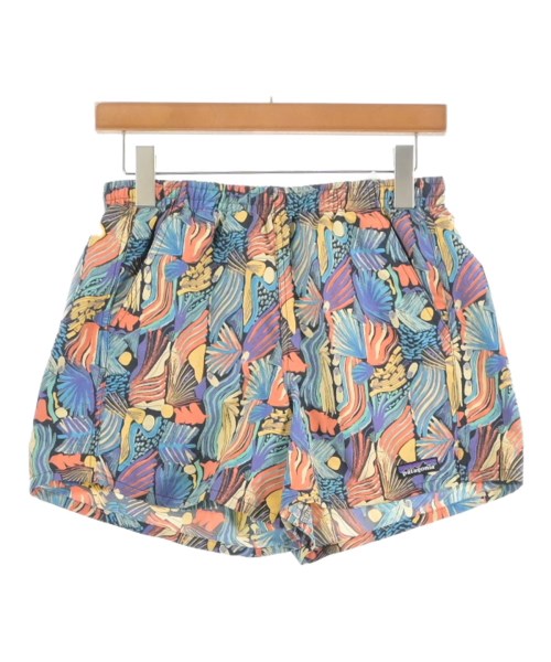 patagonia パタゴニア ショートパンツ メンズ S 紫xピンクx水色等(総柄) 【中古】【古着】