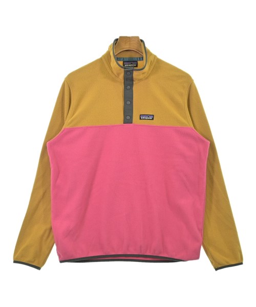 patagonia パタゴニアスウェット メンズ M 黄xサクラ色x薄墨色【中古】【古着】