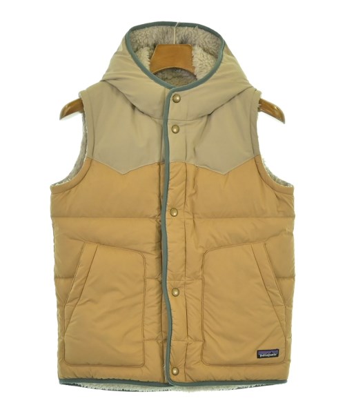 patagonia パタゴニア ダウンジャケット/ダウンベスト レディース -(L位) ベージュ 【中古】【古着】