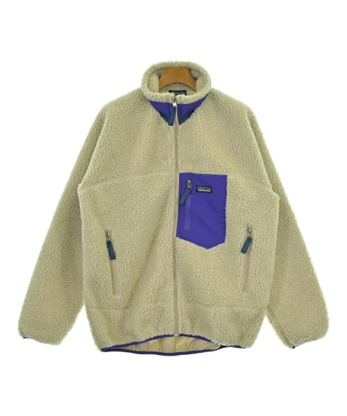 patagonia パタゴニア上衣（余分の物） メンズ L ベージュx紫【中古】【古着】