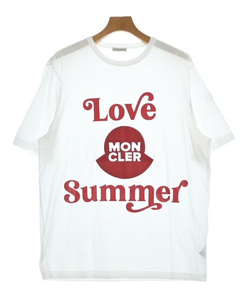 MONCLER モンクレール Tシャツ・カットソー メンズ L 白 【中古】【古着】