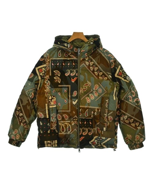 MONCLER モンクレールダウンジャケット/ダウンベスト メンズ 2(M位) カーキx茶x赤等(総柄)【中古】【古着】｜RAGTAG（ブランド古着のラグタグ）