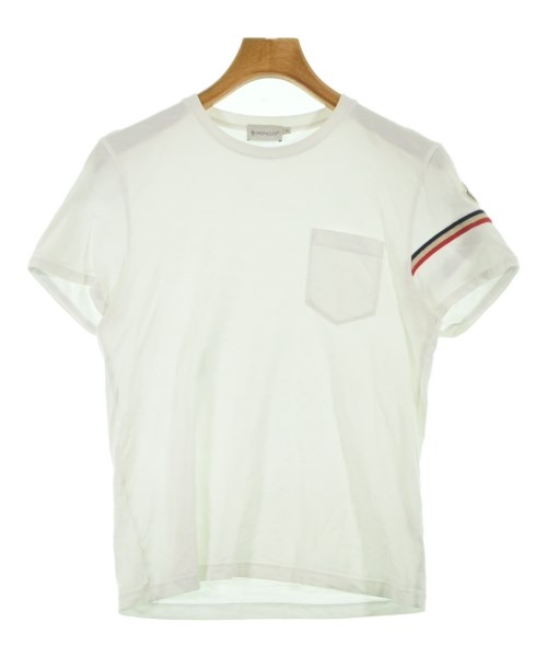 MONCLER モンクレール Tシャツ・カットソー メンズ S 白 【中古】【古着】