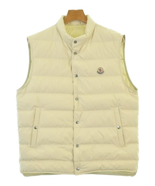 MONCLER モンクレールダウンジャケット/ダウンベスト メンズ 3(L位) アイボリー【中古】【古着】