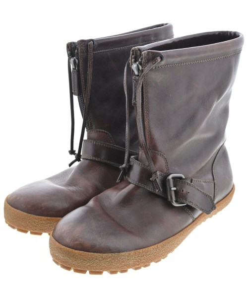 MONCLER モンクレールブーツ メンズ EU42(27糎位) 茶【中古】【古着】