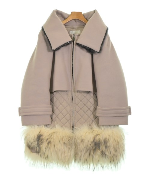 MONCLER モンク軌跡厚地の外套（余分の物） レディース 1(S位) ベージュ【中古】【古着】
