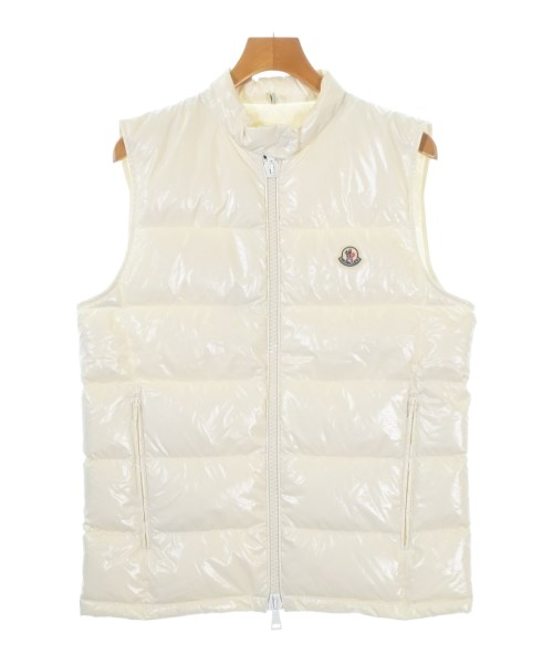 MONCLER モンクレールダウンジャケット/落ち込む限りない メンズ 3(L位) 白【中古】【古着】