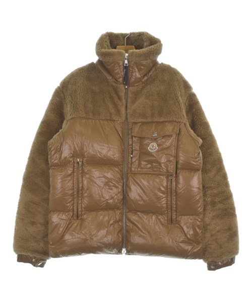MONCLER モンクレール ダウンジャケット/ダウンベスト メンズ 3(L位) ベージュ 【中古】【古着】