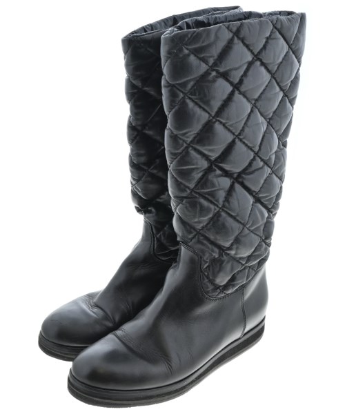 MONCLER モンクレールブーツ レディース EU38(24.5cm位) 黒【中古】【古着】|RAGTAG(ブランド古着のラグタグ)