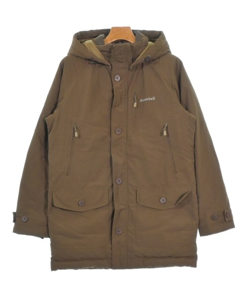 Montbell モンベルダウンジャケット/落ちこむより良い メンズ S 茶【中古】【古着】