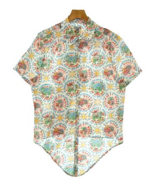 reyn spooner レインスプーナー カジュアルシャツ メンズ XL 白x赤x青等(総柄) 【中古】【古着】