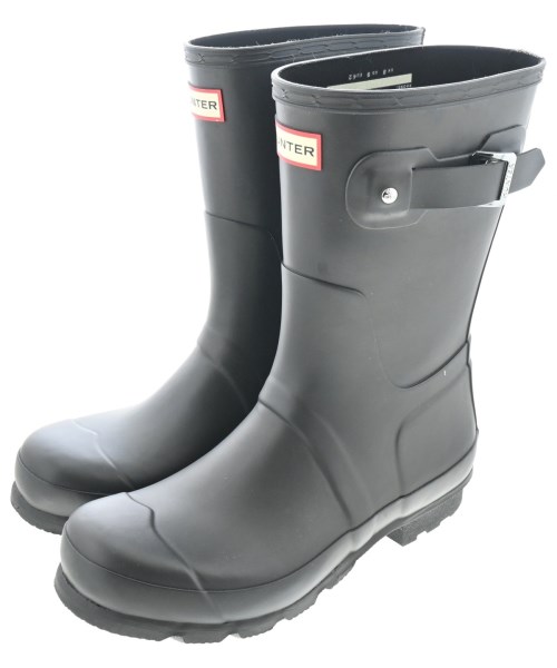 HUNTER ハンターレインシューズ メンズ UK8(26.5糎位) 黒【中古】【古着】