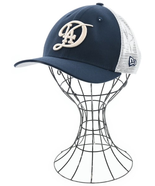 NEW ERA ニューエラ キャップ メンズ ONE 白x紺 【中古】【古着】