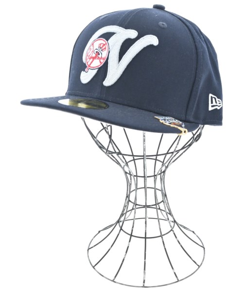 NEW ERA ニューエラ キャップ メンズ 58.7cm 紺 【中古】【古着】