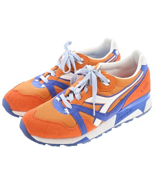 diadora ディアドラ スニーカー メンズ 25cm オレンジx青x白 【中古】【古着】