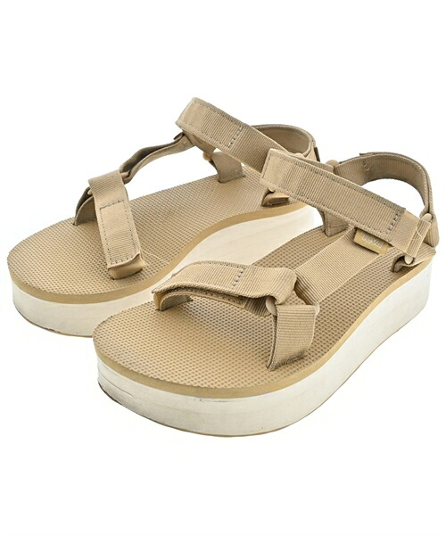 Teva テバ サンダル レディース 23cm ベージュ 【中古】【古着】