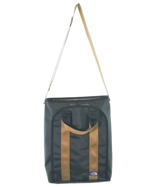 THE NORTH FACE PURPLE LABEL ザノースフェイスパープルレーベル ショルダーバッグ メンズ - 黒xベージュ 【中古】【古着】