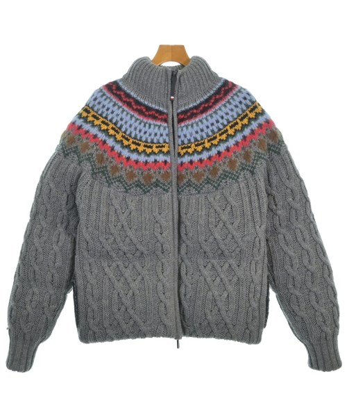 MONCLER GRENOBLE モンクレールグルノーブル ダウンジャケット/ダウンベスト メンズ L グレー 【中古】【古着】