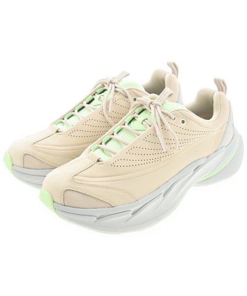 HOKA ONE ONE ホカオネオネスニーカー メンズ 27cm ベージュx緑【中古】【古着】