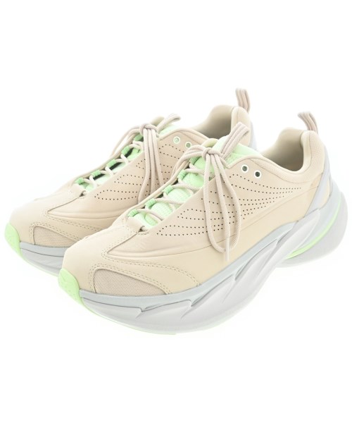 HOKA ONE ONE ホカオネオネスニーカー メンズ 27.5cm ベージュx緑【中古】【古着】