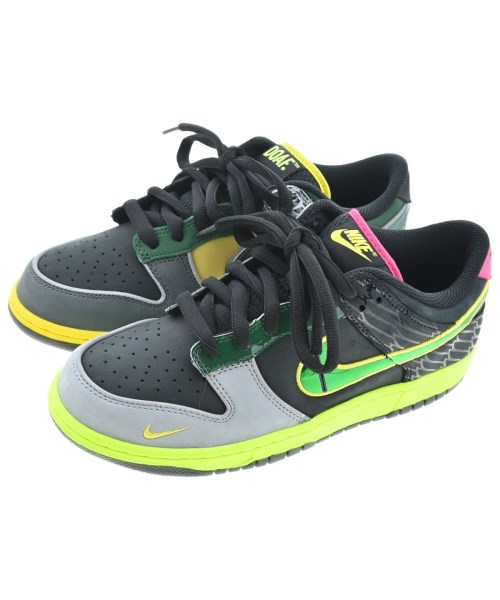 NIKE ナイキスニーカー メンズ 26.5珊 黒x黄x緑等【中古】【古着】