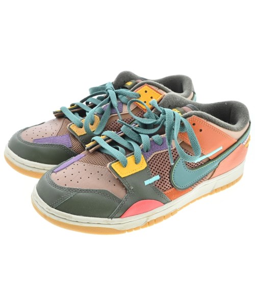 NIKE ナイキスニーカー メンズ 27珊 茶xオレンジ色x緑等【中古】【古着】